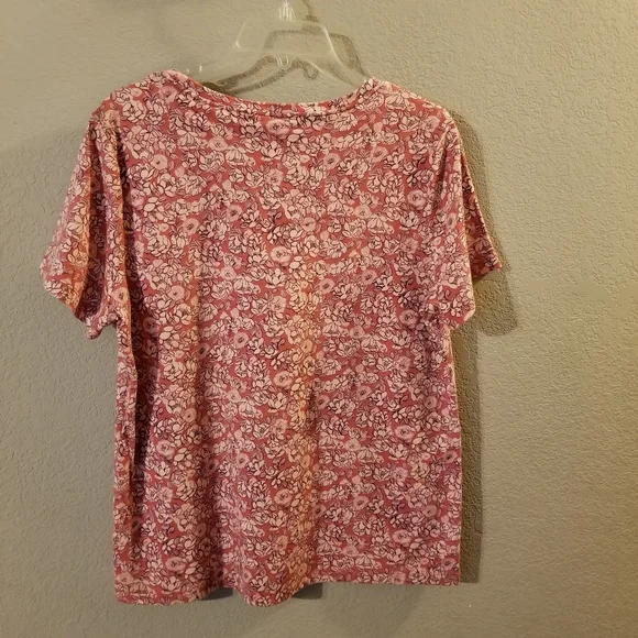 Womens Short Sleeve Tops Size XL Lot of 2 Croft & Barrow/White Stag Red and Pink - Picture 10 of 11